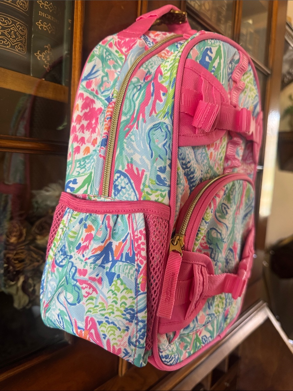 Pottery Barn Kids Mackenzie Recycled Mermaid Mini Backpack - New! - Picture 2 of 4